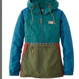 LL bean anorak wind breaker/rain coat